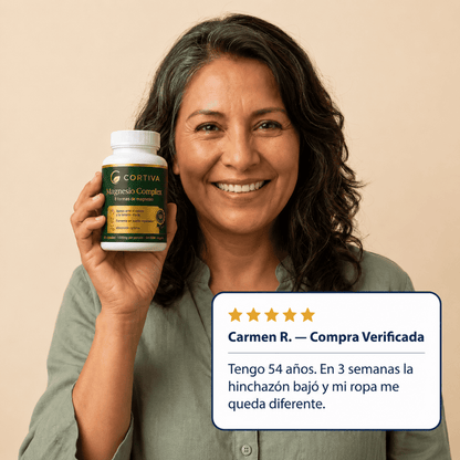 Cortiva - Capsulas Premium de Magnesio Anticortisol 8 en 1